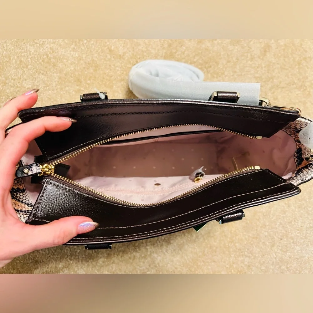 NWT ♠️ Kate Spade ♠️ BRAND NEW ✨ Cameron Street Small Snake Hayden Satchel